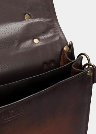 Model UniLug. Natural Bull's Leather Briefcase backpack for men5 photo