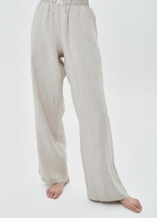 Oversized linen 2 piece set – shirt and pants "Eco"5 photo