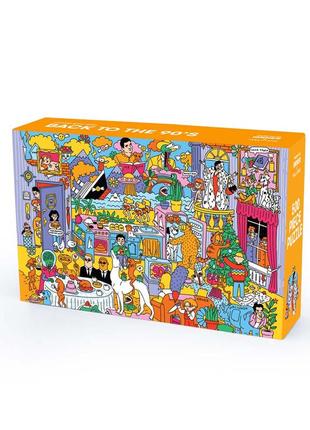 Jigsaw puzzle ORNER Back to the 90's. Movies and TV-series 500 elements