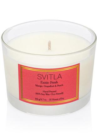 EXOTIC FRESH scented candle by SVITLA2 photo