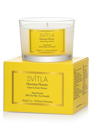 HAWAIIAN FLOWERS scented candle by SVITLA