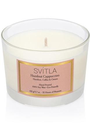HAZELNUT CAPPUCCINO scented candle by SVITLA2 photo