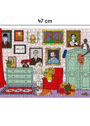 Jigsaw puzzle ORNER x Grekhov In a room full of art 500 elements (orner-1361)2 photo