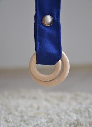 Fabric hanging children's swing from Infancy "Gallet" blue-bark2 photo