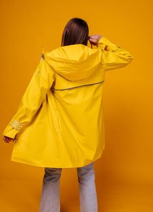 Casual Style Women's Yellow Travel Raincoat by Parasol'ka6 photo