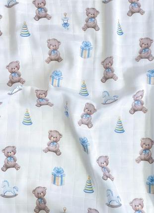 Muslin baby swaddle blanket from momma&kids brand3 photo