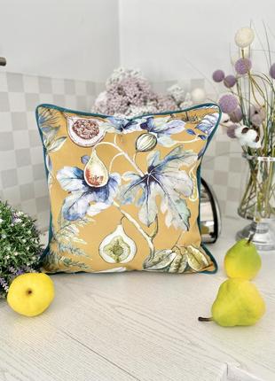 Decorative plush pillowcase 43x43 cm., double-sided