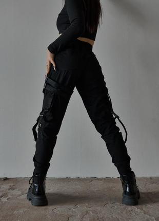 Women's trousers OGONPUSHKA Hard black9 photo