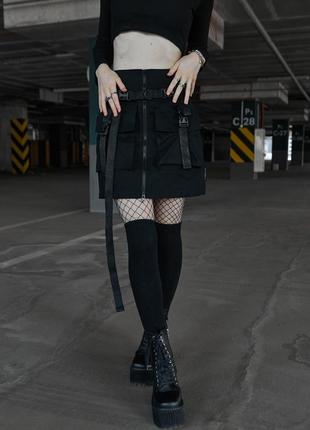 Skirt techwear OGONPUSHKA Win black5 photo