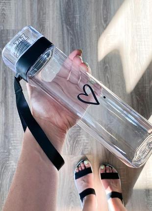 WATER BOTTLE ZIZ HEART4 photo