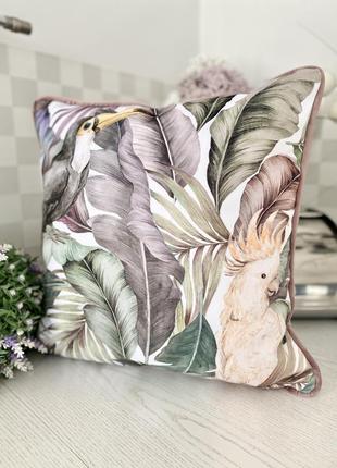 Decorative plush pillowcase 43x43 cm., double-sided3 photo