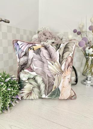 Decorative plush pillowcase 43x43 cm., double-sided2 photo