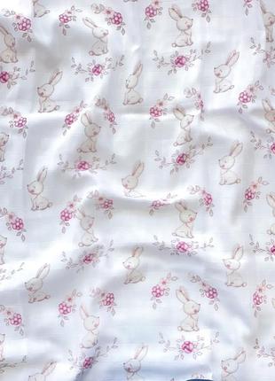 Muslin baby swaddle blanket from momma&kids brand2 photo