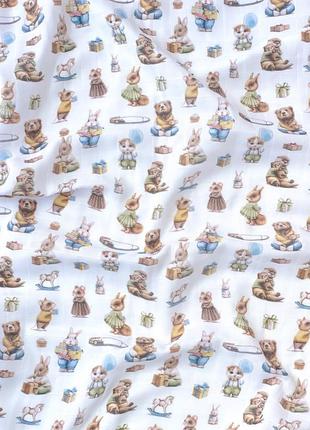 Muslin baby swaddle blanket from momma&kids brand2 photo