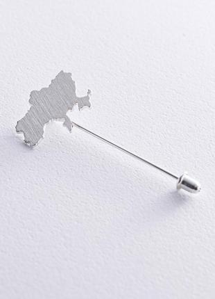 Sterling Silver Hairpin "Ukraine" (matted) 200531 photo
