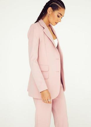 SINGLE-BREASTED BLAZER IN SOFT PINK GEPUR7 photo