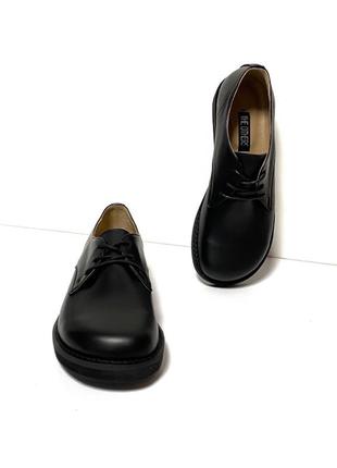 Black leather shoes2 photo