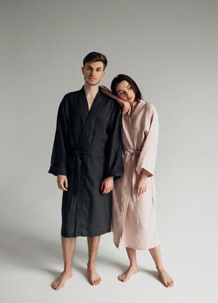 Men's linen robe5 photo