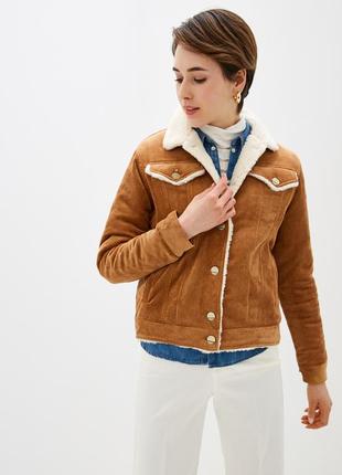 Women's wool corduroy jacket DASTI Denim mustard