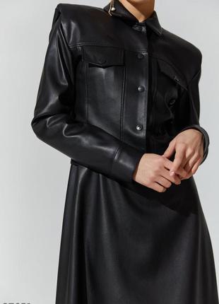 SHIRT-CUT LEATHER JACKET GEPUR5 photo
