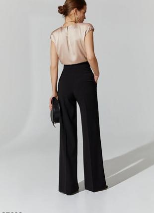 WIDE-LEG HIGH-WAISTED PALAZZO TROUSERS GEPUR7 photo