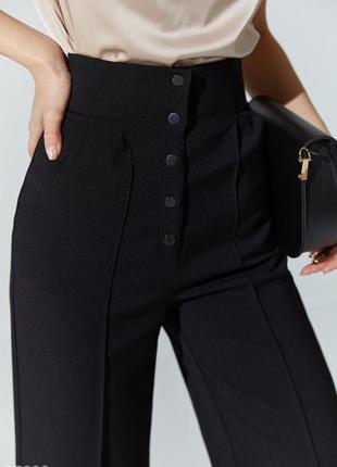 WIDE-LEG HIGH-WAISTED PALAZZO TROUSERS GEPUR5 photo