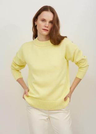 Lemon cotton sweater