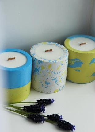 Soy candle terazzo1 photo