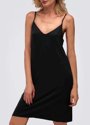 Mini Slip Dress, black