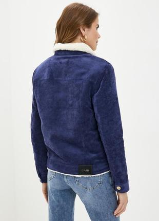 Women's wool corduroy jacket DASTI Denim blue3 photo