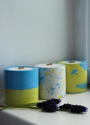 Soy candle terazzo6 photo