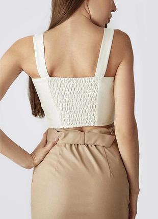 Bustier Top, white2 photo