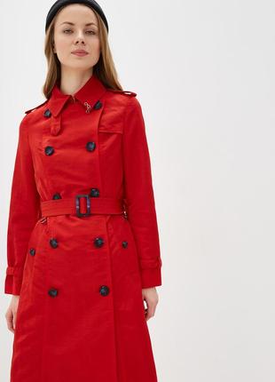 Women's trench coat DASTI Iconic Relaxed red1 photo