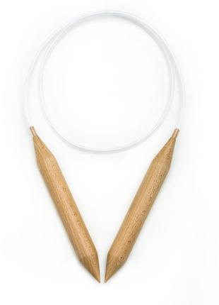 Knitting needles circular, Big wooden knit needles, 25mm5 photo