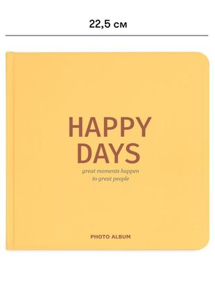 Photo album ORNER "Happy Days" (yellow) (orner-1252)6 photo