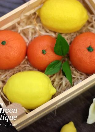 Souvenir soap Mandarin Lemon box3 photo