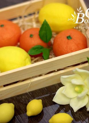 Souvenir soap Mandarin Lemon box