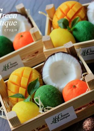 Souvenir soap Coconut Mango Papaya Lemon Lime Mandarin box2 photo