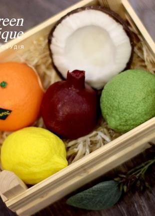 Souvenir soap Coconut Pomegranate  Lemon Lime Mandarin box2 photo