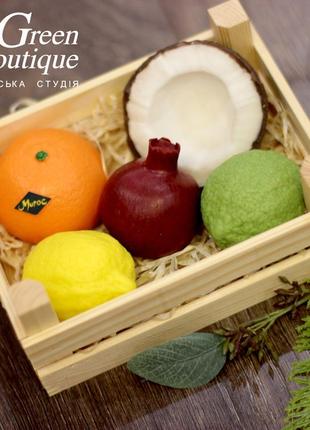 Souvenir soap Coconut Pomegranate  Lemon Lime Mandarin box3 photo