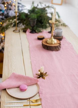 The linen track on the table (runner) "Classic". Dimensions: 50*195 cm