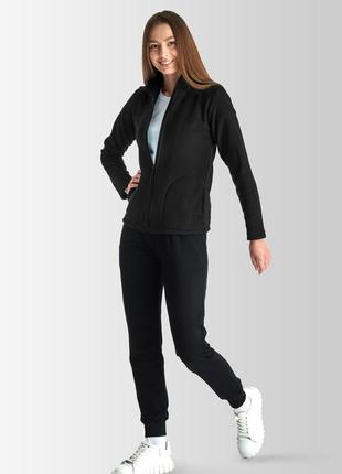Women's fleece jacket Vigo 200 black5 photo