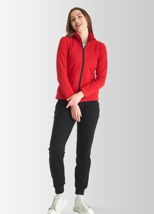 Women's fleece jacket Vigo 200 red5 photo