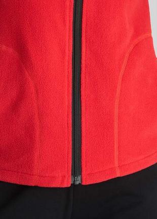 Women's red fleece jacket Vigo 200 with Trident2 photo