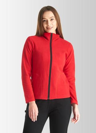 Women's fleece jacket Vigo 200 red7 photo