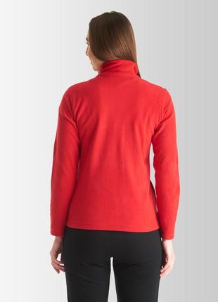 Women's red fleece jacket Vigo 200 with Trident3 photo