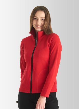 Women's fleece jacket Vigo 200 red9 photo