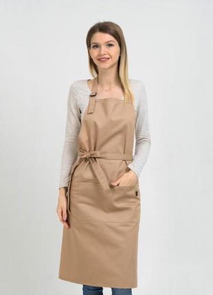 Apron vsetex latte elongated beige2 photo