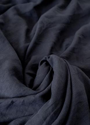 Linen bedding set "graphite"8 photo