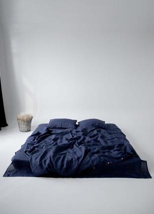 Linen bedding set "indigo"